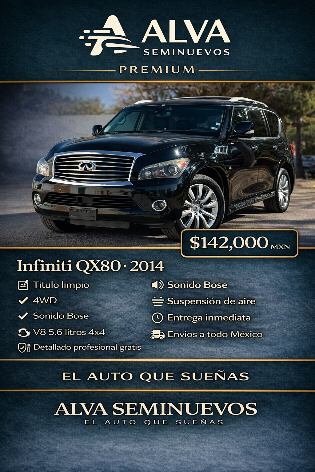Infiniti QX80 2014 - Alva Seminuevos
